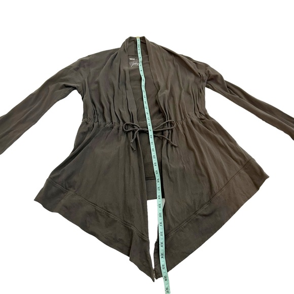 New Balance Yoga Green Tie Front Cardigan Jacket, Size Small - Picture 7 of 12